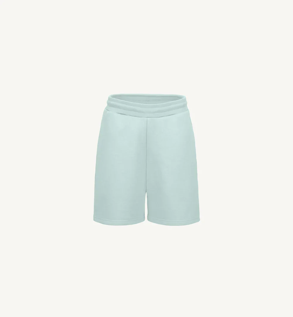 pantaloni scurti bumbac organic barbati bleu