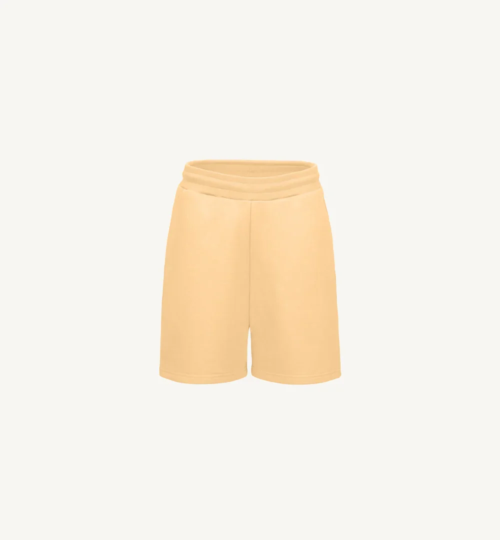 pantaloni scurti bumbac organic barbati crem