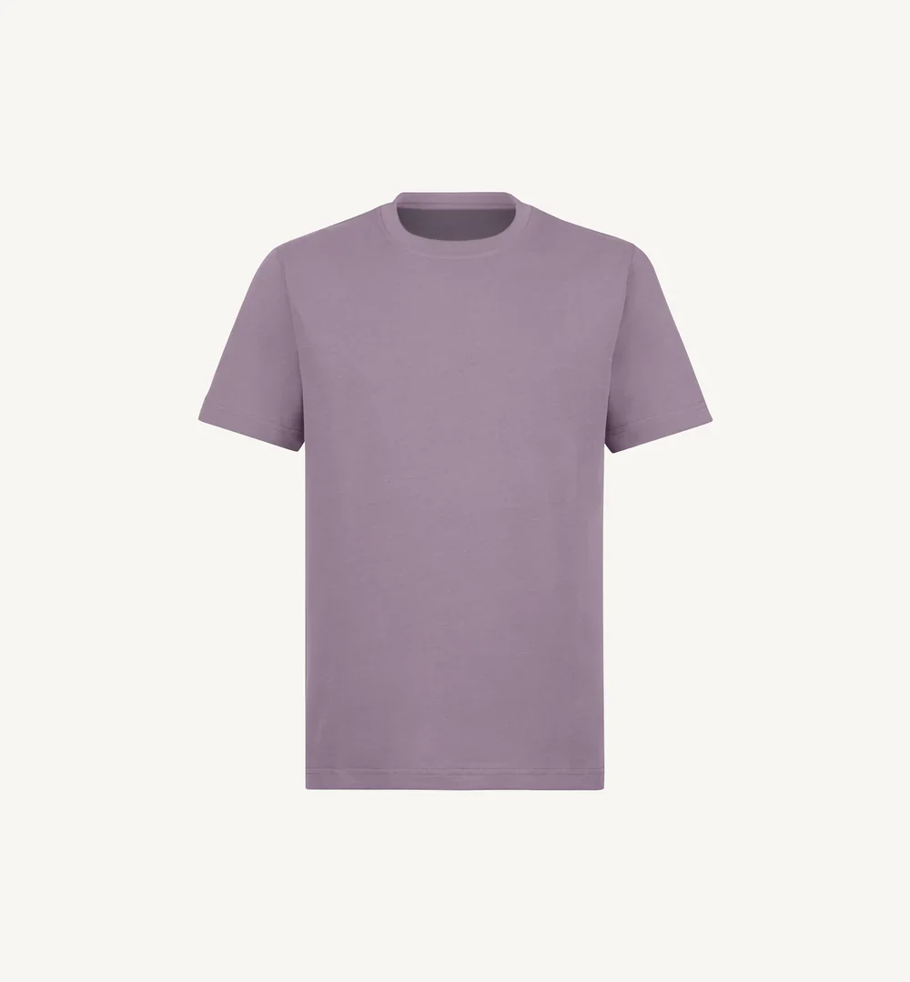 tricou bumbac organic regular barbati mov