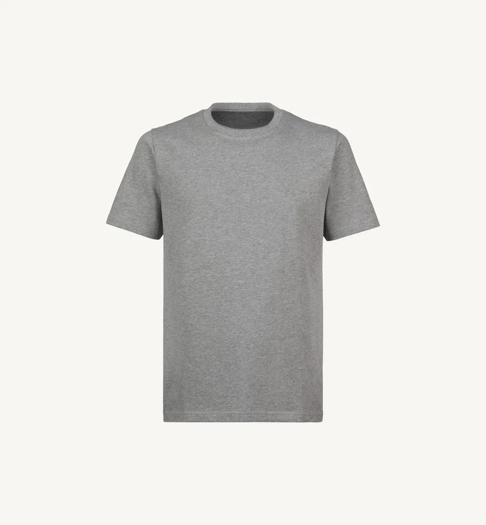tricou bumbac organic regular barbati gri